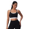 Women's Breathable Sports Yoga Vest Quick-Drying Fitness Underwear with Beautiful Cross Strap Back Simple Style Running Gear - 2 of 4