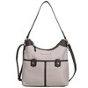 MKF Collection Harper Vegan Color Block Leather Women’s Shoulder Hobo Bag by Mia K - 2 of 4
