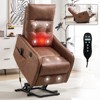 KWPZQEB Power Lift Chair, Single Motor Recliner Chair w/ USB Charging Port & Heavy Duty Motion Mechanism, Massage & Heat for Elderly - 2 of 4