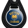 Northern Colorado Bears Logo Black Leather Keychain - 3 of 4