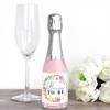 Big Dot of Happiness Wildflowers Bride - Mini Wine and Champagne Bottle Label Stickers - Boho Floral Bridal Shower and Wedding Party Gift - Set of 16 - 2 of 4