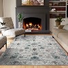Area Rug for Bedroom Boho Accent Rug Machine Washable Rug Non-Slip 4x6 Carpet for Living Room Bedroom Dining Room Kitchen,Grey - 3 of 4