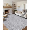 Runners for Hallway Non Slip Washable Kitchen Rugs, Farmhouse Rustic Soft Low Pile Indoor Carpet Runners for Entryways, Living Room - 4 of 4