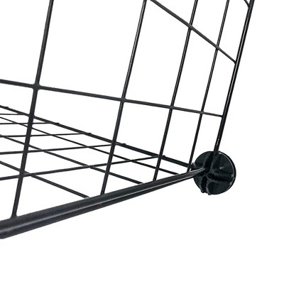 Modular Black Wire Guinea Pig Cage Panels Set