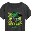Women's - Marvel - St. Patrick's Day Green Vibes Only Short Sleeve Graphic T-Shirt - 2 of 4