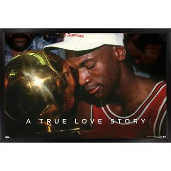 Chicago Bulls Michael Jordan Framed 28x38 Poster - AME Sports