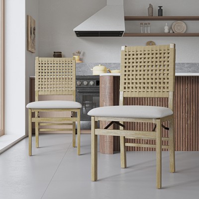 HOMEFUN Scandinavian style wooden dining chair