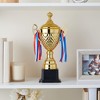 Juvale Premium Large Gold Trophy - Gold Plated Metal for Sports Championships, Tournaments, Award Competitions, Spelling Bee - 2 of 4