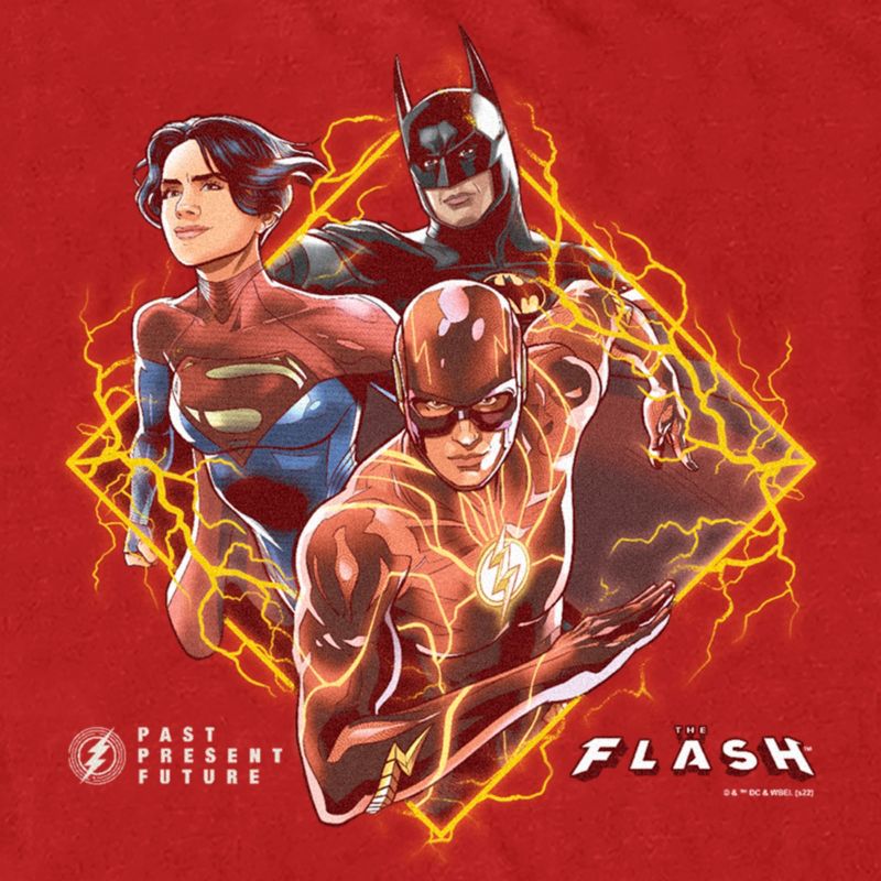Men's The Flash Past, Present and Future Superheroes T-Shirt, 2 of 6