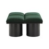 Meridian Furniture,Pavilion Boucle Fabric Bench - 2 of 4