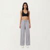 Anna-Kaci Active Women's High Waist Wide Leg Sweatpants with Adjustable Drawstring Waistband and Relaxed Fit - 2 of 4
