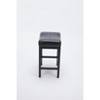 DOMETOUR Saddle Bar Stools Set of 2 Kitchen Stools Sturdy Steel Frame - 4 of 4