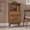 Bella Depot 3-Drawer Chest with Open Cabinet - 2 of 4