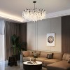 BAOURE Modern Black Tree Branch Chandelier 14-lights, 39.37in Linear Pendant Light Fixture for Dining Living Room Entryway Foyer Stairway Bedroom - 2 of 4