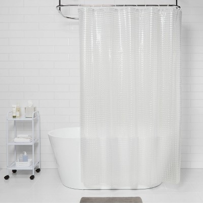 100% EVA Waterproof Bathroom Curtains, Carttiya Shower Curtains Bath PVC Free 