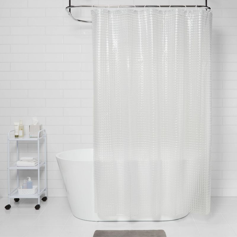 Cubic Shower Curtain Clear - Room Essentials&#8482;, 2 of 5
