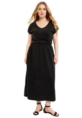 June + Vie By Roaman's Women's Plus Size Maxi Dress : Target