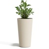 DSVIMOY 2PCS 23.6" Tall Planter for Outdoor, Round Decorative Planters for Indoor/Outdoor, Patio, Balcony - 2 of 4