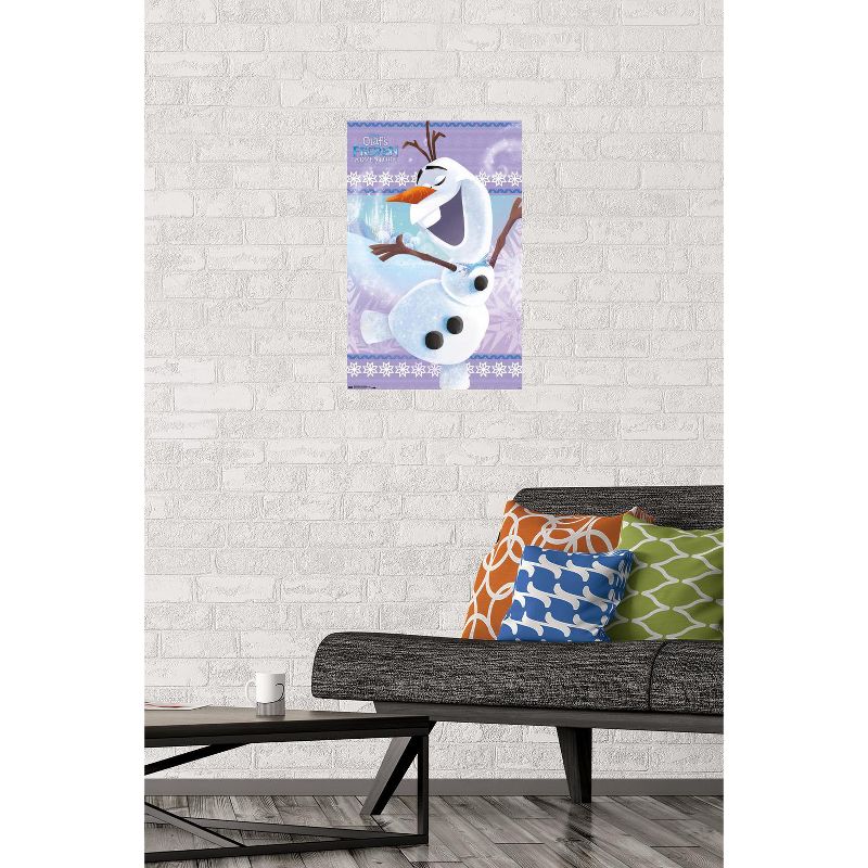 Trends International Disney Pixar Frozen: Olaf's Frozen Adventure - Olaf Unframed Wall Poster Prints, 2 of 7