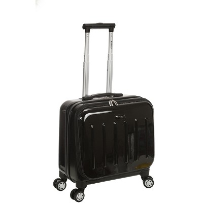 Rockland Revolution Hardside Rolling Computer Case Black Carry-On 17-Inch