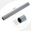 Unique Bargains PVC Water Plumb DIY Crafts High Impact Rigid Round Pipes 8" Length - 2 of 4