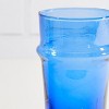 11oz Moroccan Beldi Handblown Drinking Glass Blue - Verve Culture - image 3 of 3