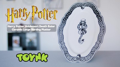 Harry Potter Voldemort Death Eater Ceramic Large Serving Platter