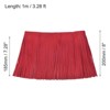 Unique Bargains Soft Faux Leather Double Side Fringe Trim for DIY Sewings - 2 of 4