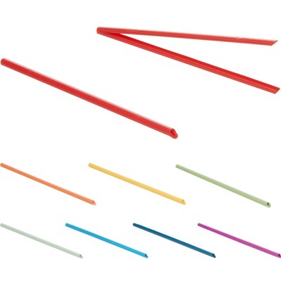 Ello 4pk Compact Fold And Store Silicone Straw Set : Target