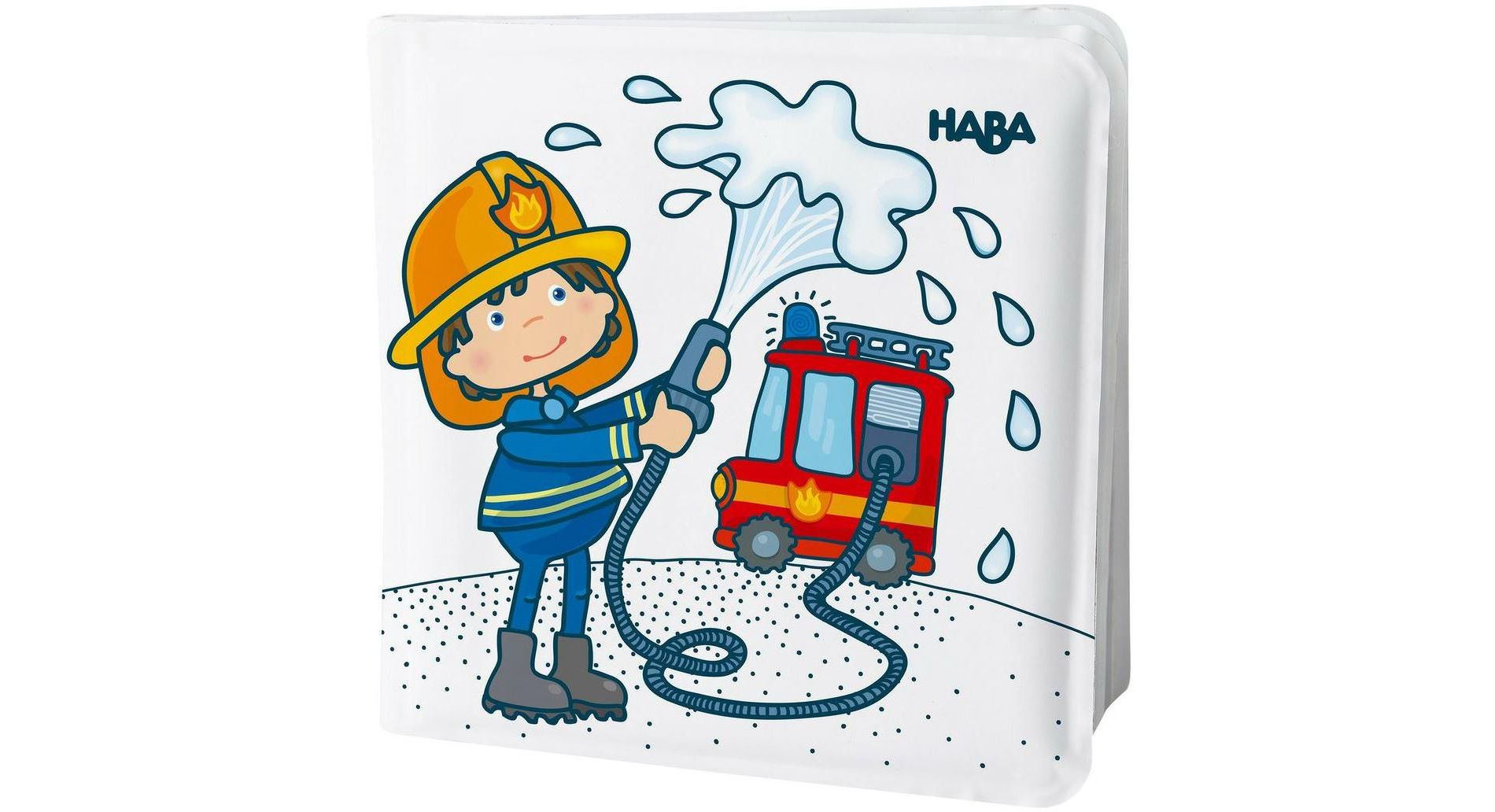 HABA Magic Color Changing Bath Book: Fire Brigade, Bath Toys for Toddlers, Water Toys for Toddlers 1-3 & Water Table Accessories