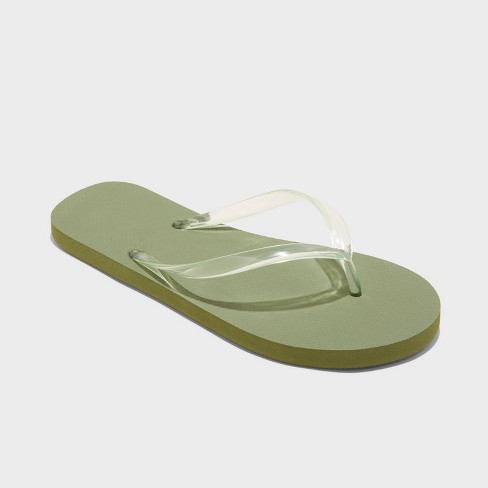 Womens olive best sale green sandals