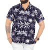 LA LEELA Men's Hawaiian Short Sleeve Button Down Shirt Mens Party Shirts Casual Vacation Summer Tropical Island Shirts for Men Funny - 4 of 4