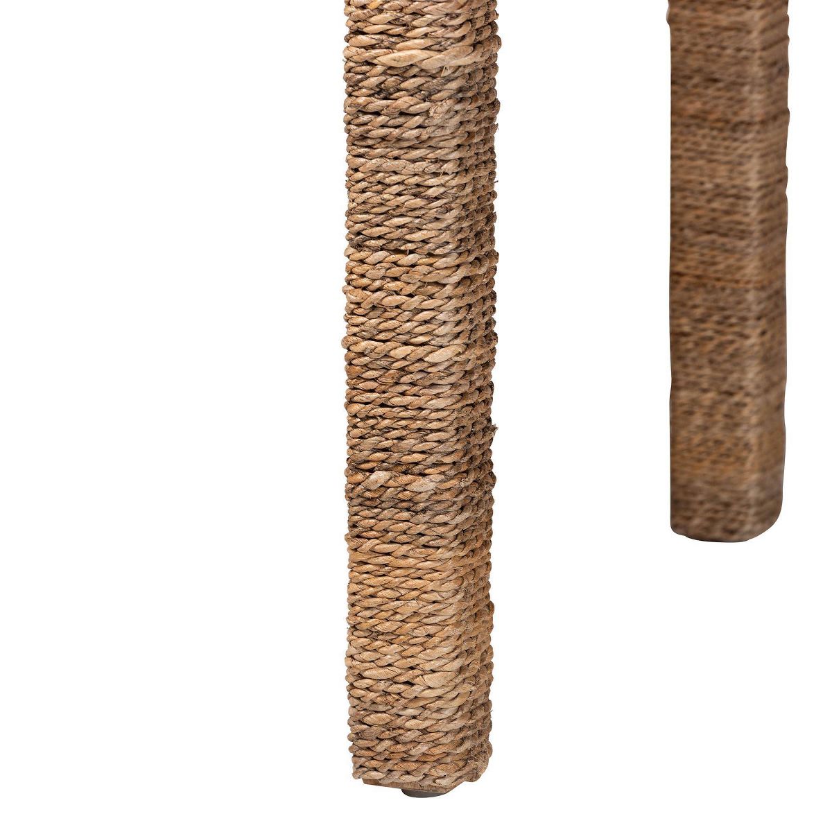 bali & pari 60.2" Fiona Handwoven Seagrass Console Table Brown - thumbnail 5