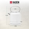 Haden Chelsea 1.7 Liter Stainless Steel Electric Kettle, Hot Water Kettle with 360-Degree Base and Auto Shutoff, Ivory & Chrome - 4 of 4