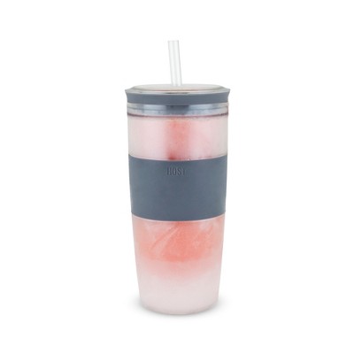 16oz Double Wall Insulated Tumblers w/Straw