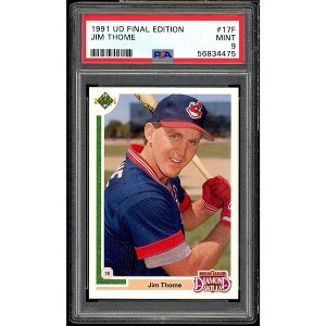 Jim Thome Rookie Card 1991 Upper Deck Final Edition #17F - 1 of 2