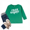 The Juniper Shop Free Spirit Ghost Distressed  Toddler Long Sleeve Tee - 3 of 4