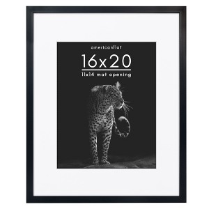 Americanflat Gallery-Style Picture Frame with Mat to Secure Artwork, Prints, and Photos - 1 of 4