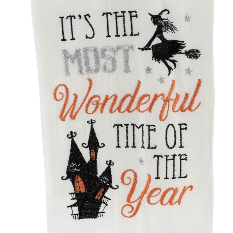 Decorative Towel Flying Witch And Her Brew Towel Kitchen Decor Halloween 86171509.10 28.0 Inch Flying Witch And Her Brew Towel Kitchen Decor Halloween, 2 of 5