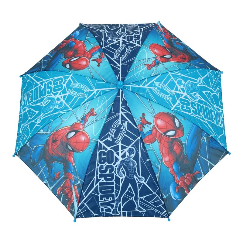 Textiel Trade Kid's Auto Open Marvel Go Spidey Spider Man Stick Umbrella, 3 of 5
