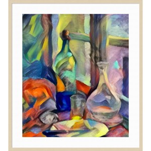 37" x 41" Untitled mixed media by Alex Caminker Wood Framed Wall Art Print - Amanti Art: Giclee, Acrylic, Hardwood - 1 of 4