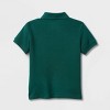 Toddler Boys' Short Sleeve Interlock Uniform Polo Shirt - Cat & Jack™ - 2 of 3