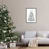Stupell Industries Christmas Typography Tree Framed Giclee Art - 3 of 4