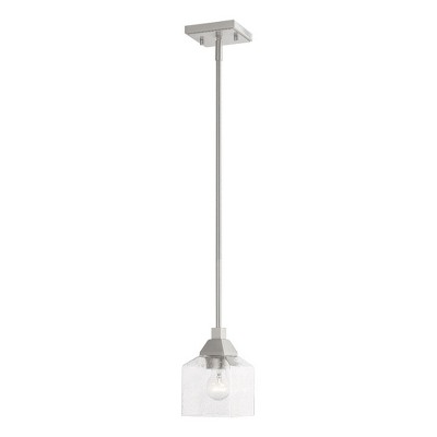 Livex Lighting Aragon 1 - Light Pendant in  Brushed Nickel