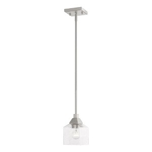 Livex Lighting Aragon 1 - Light Pendant in  Brushed Nickel - 1 of 4