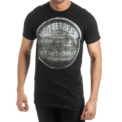 Harry Potter Butterbeer The Three Broomsticks Men's Black T-shirt - S ...