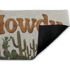 Stupell Industries Western Howdy With Cacti Printed Outdoor Imitation Sisal Door Mat, design by Matthew Piotrowicz - 2 of 4