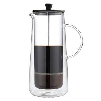 Mr. Coffee 32 Ounce Cafe Oasis Quart Glass Body French Press Coffee Maker :  Target