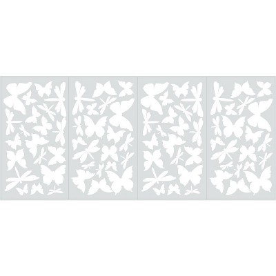 Glow-in-the-Dark Butterfly and Dragonfly Wall Decals