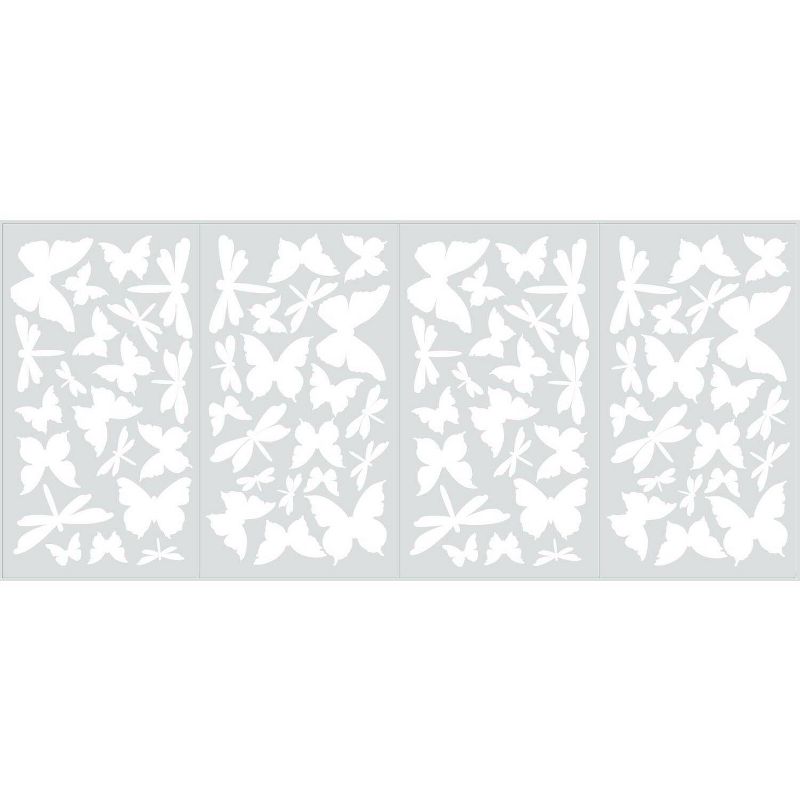 Butterflies and Dragonflies Glow in the Dark Wall Decal White - RoomMates, 4 of 9